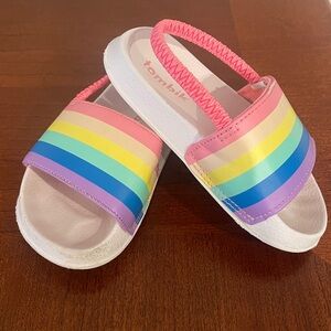 Kids Rainbow Stripe Sandals